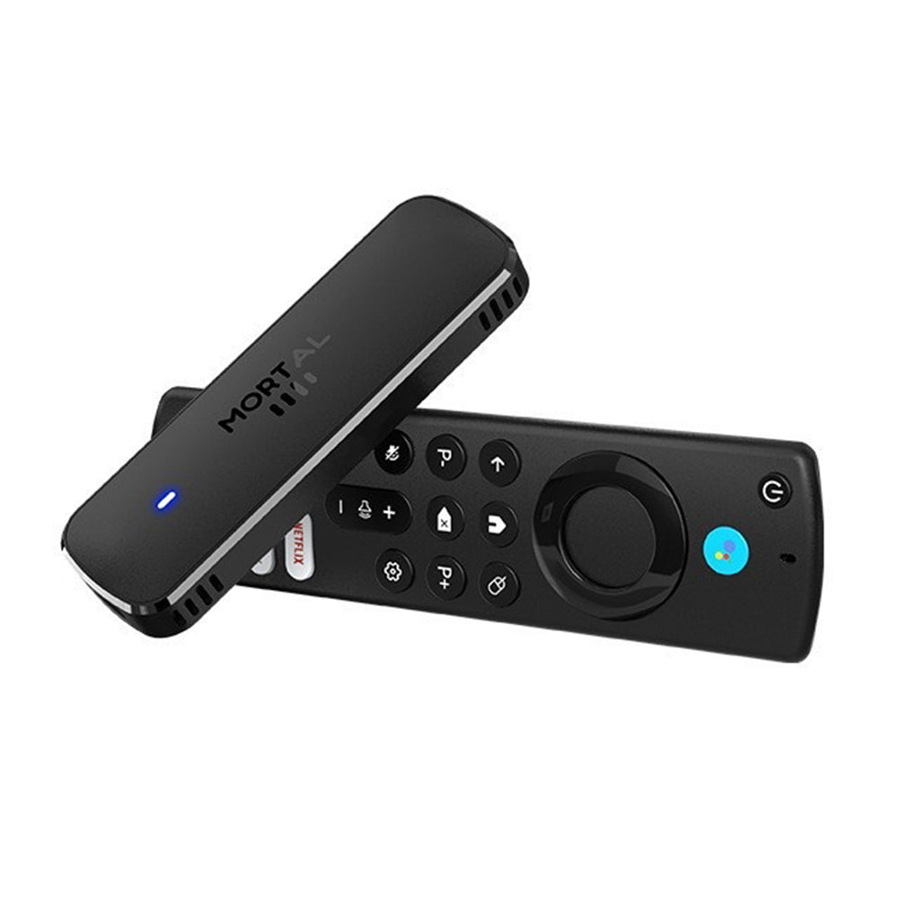 Q8 2+16GB Android 14.0 Smart TV Stick Allwinner H313 Quad Core 4K Ultra HD WiFi 6 Bluetooth-compatible Media Player with Voice Remote