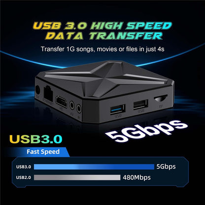 Q1 MINI+ 2G+8G TV Box RK3518 8K  /  4K WiFi 6 Dual Band Android 14 Bluetooth-compatible 5.4 Google Play Streaming Media Player