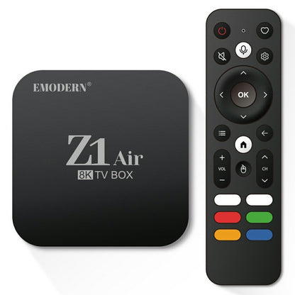 EMODERN Z1 AIR 2+16GB Android 15.0 TV Box 8K Ultra HD 2.4G  /  5G WiFi Bluetooth-compatible Voice Remote