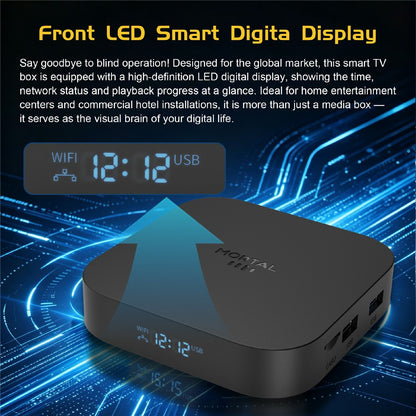 X5S 3518 Android TV Box RK3518 Chipset 8K HD WiFi 6 Bluetooth-compatible Voice Remote, 2+16GB