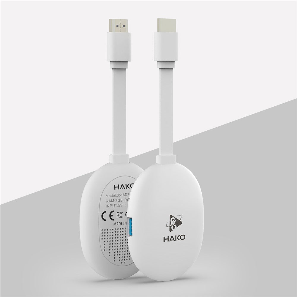 HAKO 2+8GB Android 14.0 TV Stick RK3518 Quad-Core 4K WiFi 6 Bluetooth-Compatible 5.4 with Remote