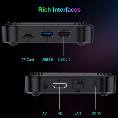 TV98 RK3528 4+32GB Android TV Box 2.4G / 5G WiFi6 Bluetooth-compatible 8K UHD Media Player