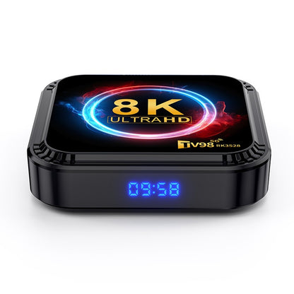 TV98 RK3528 4+32GB Android TV Box 8K Ultra HD 5G WiFi Bluetooth-compatible 4.0 Media Player for Home Entertainment