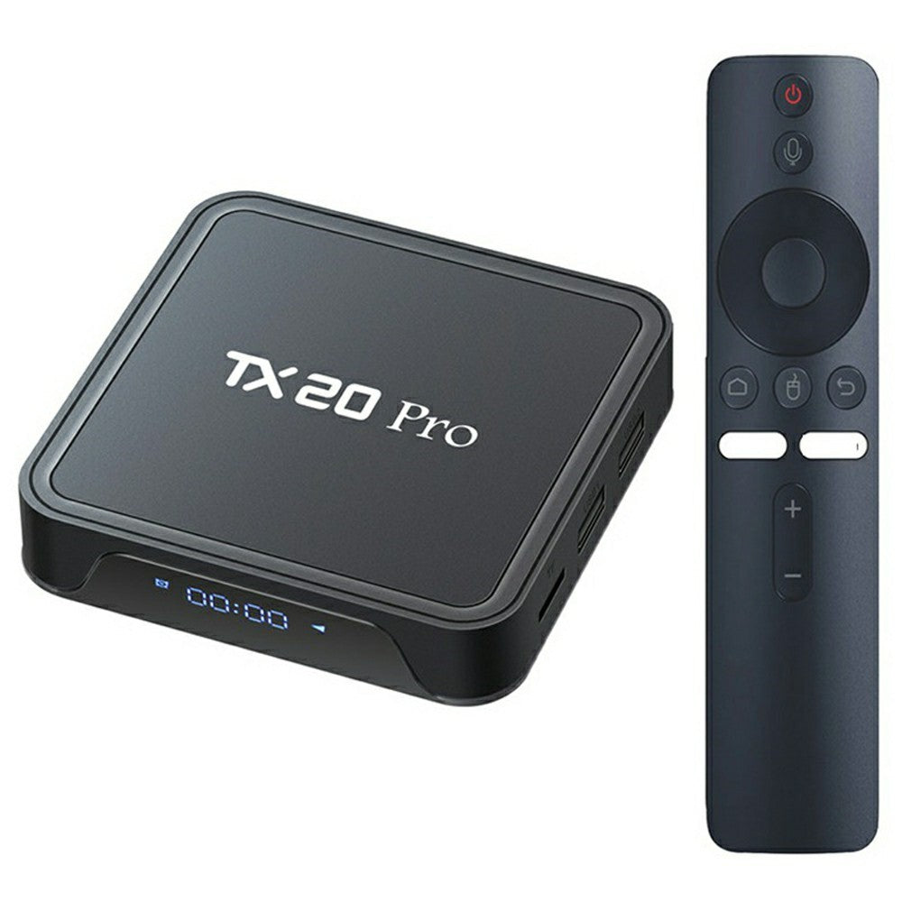 TX20 Pro 16+256GB Android 15 TV Box 12K Ultra HD Dual WiFi Bluetooth-compatible Voice Remote Control Media Player