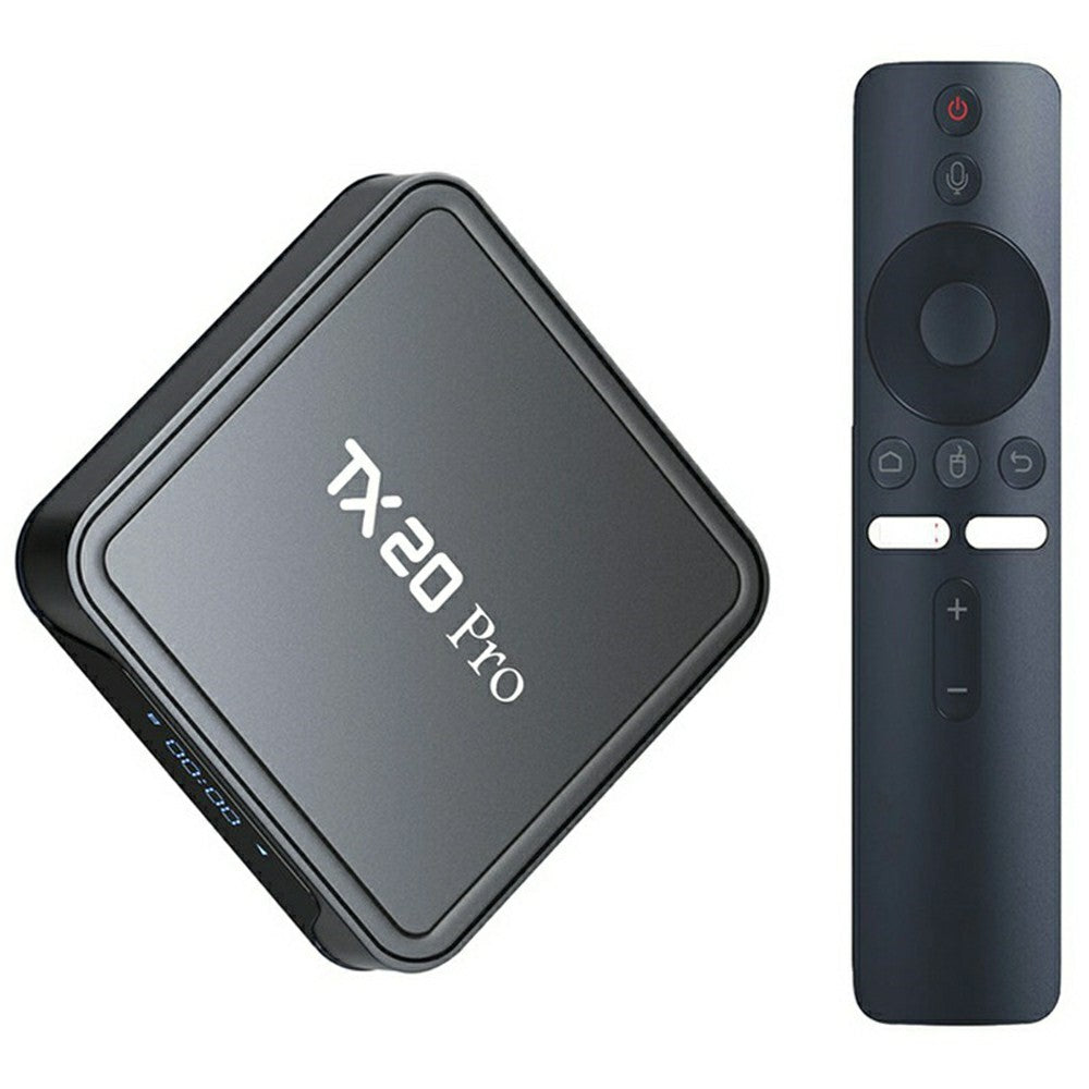 TX20 Pro 16+256GB Android 15 TV Box 12K Ultra HD Dual WiFi Bluetooth-compatible Voice Remote Control Media Player