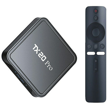 TX20 Pro 16+256GB Android 15 TV Box 12K Ultra HD Dual WiFi Bluetooth-compatible Voice Remote Control Media Player