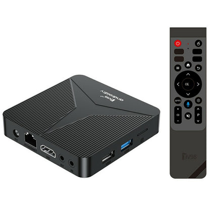 TV98 RK3518 Android 14.0 TV Box 2+16GB 8K Video Decoding HDR10+ Dual WiFi Bluetooth-compatible 5.0 Gigabit Ethernet Media Player