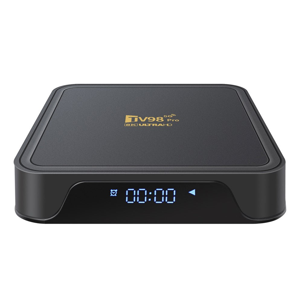 TV98 Pro 2+16GB Android TV Box 8K  /  60fps 3D HDR10+ Dual WiFi Bluetooth-compatible Voice Remote Control Media Player
