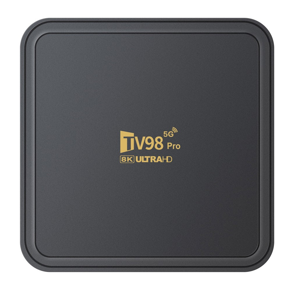 TV98 Pro 2+16GB Android TV Box 8K  /  60fps 3D HDR10+ Dual WiFi Bluetooth-compatible Voice Remote Control Media Player