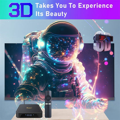 TV98 Pro 2+16GB Android TV Box 8K  /  60fps 3D HDR10+ Dual WiFi Bluetooth-compatible Voice Remote Control Media Player