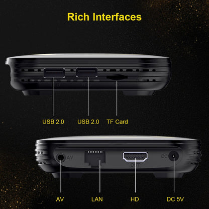 TV98 H618 Android 14 TV Box 2+16GB 8K UHD Dual WiFi Bluetooth-compatible 5.0 Smart Media Player