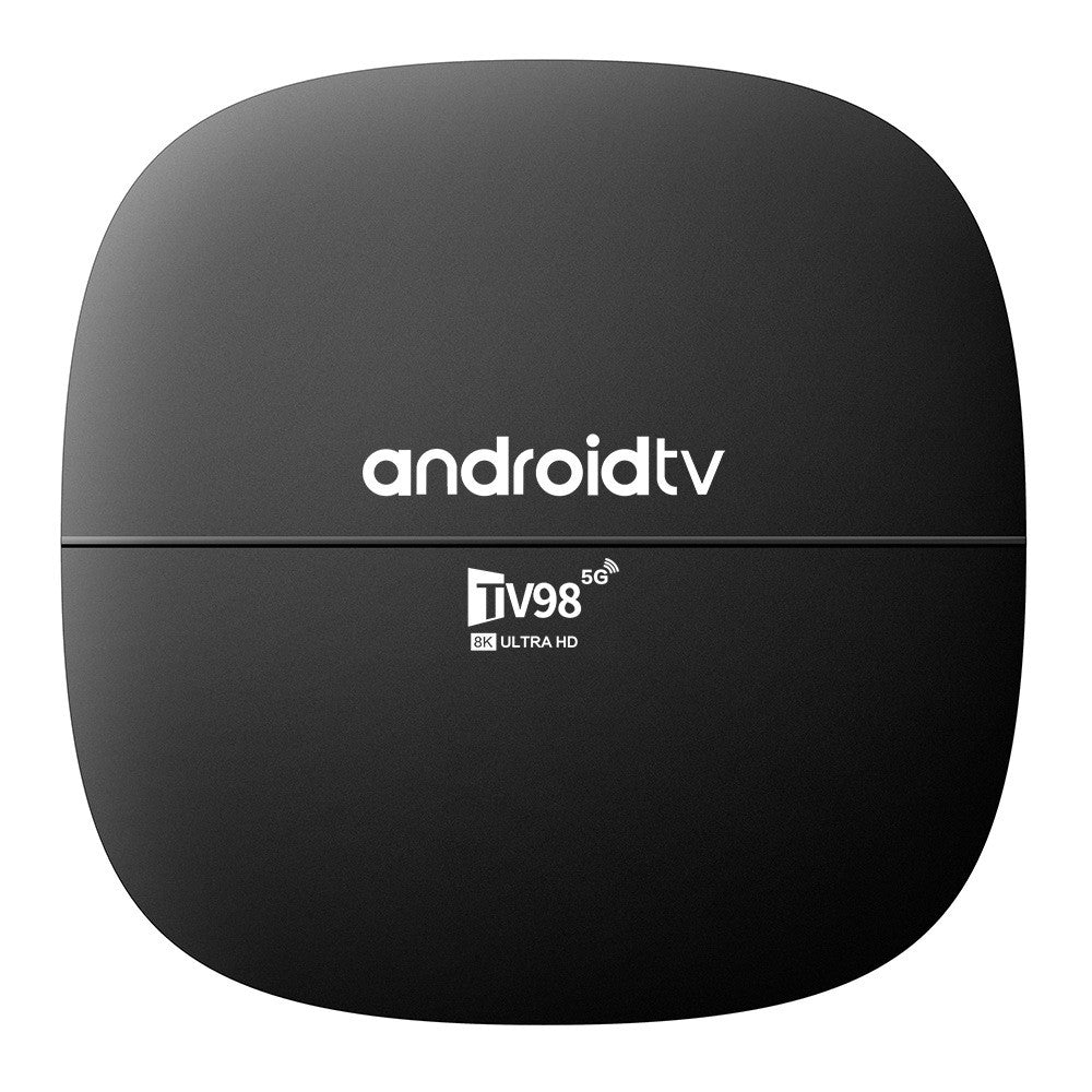 TV98 ATV H313 2+ 16GB Android TV Box 4K Ultra HD Dual WiFi Bluetooth-compatible 4.0 Voice Remote Control Media Player