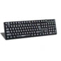 AIGO W921 Computer Wired Keyboard USB Wired Full Size 104-Key Ergonomic Design USB Cable Keyboard for Home and Office