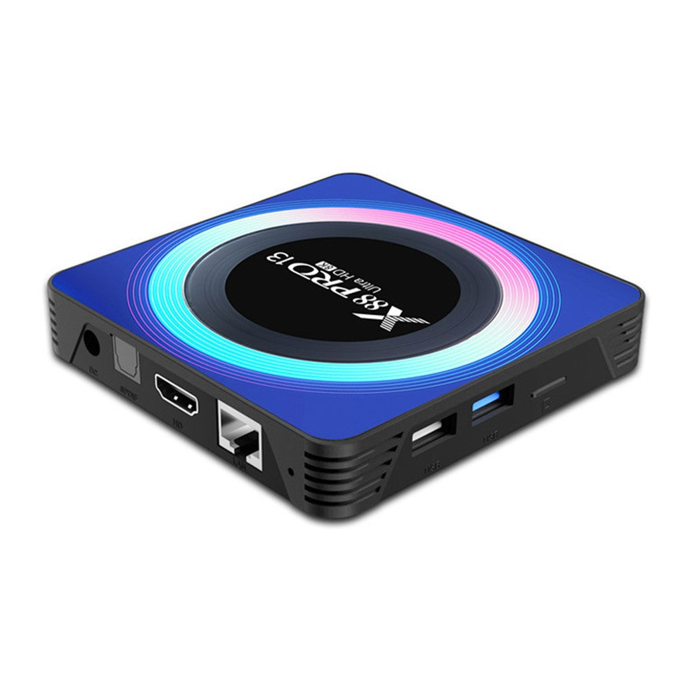 X88 Pro 13 4GB+64GB 8K Ultra HD TV Box Mini Android 13.0 Smart TV Box with Remote Control