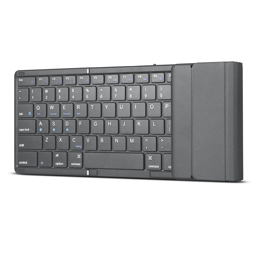 B099 Rechargeable Folding Silent Keyboard for Cell Phones, Tablets, Computers, and Laptops 3-Mode Wireless Bluetooth-compatible Keyboard
