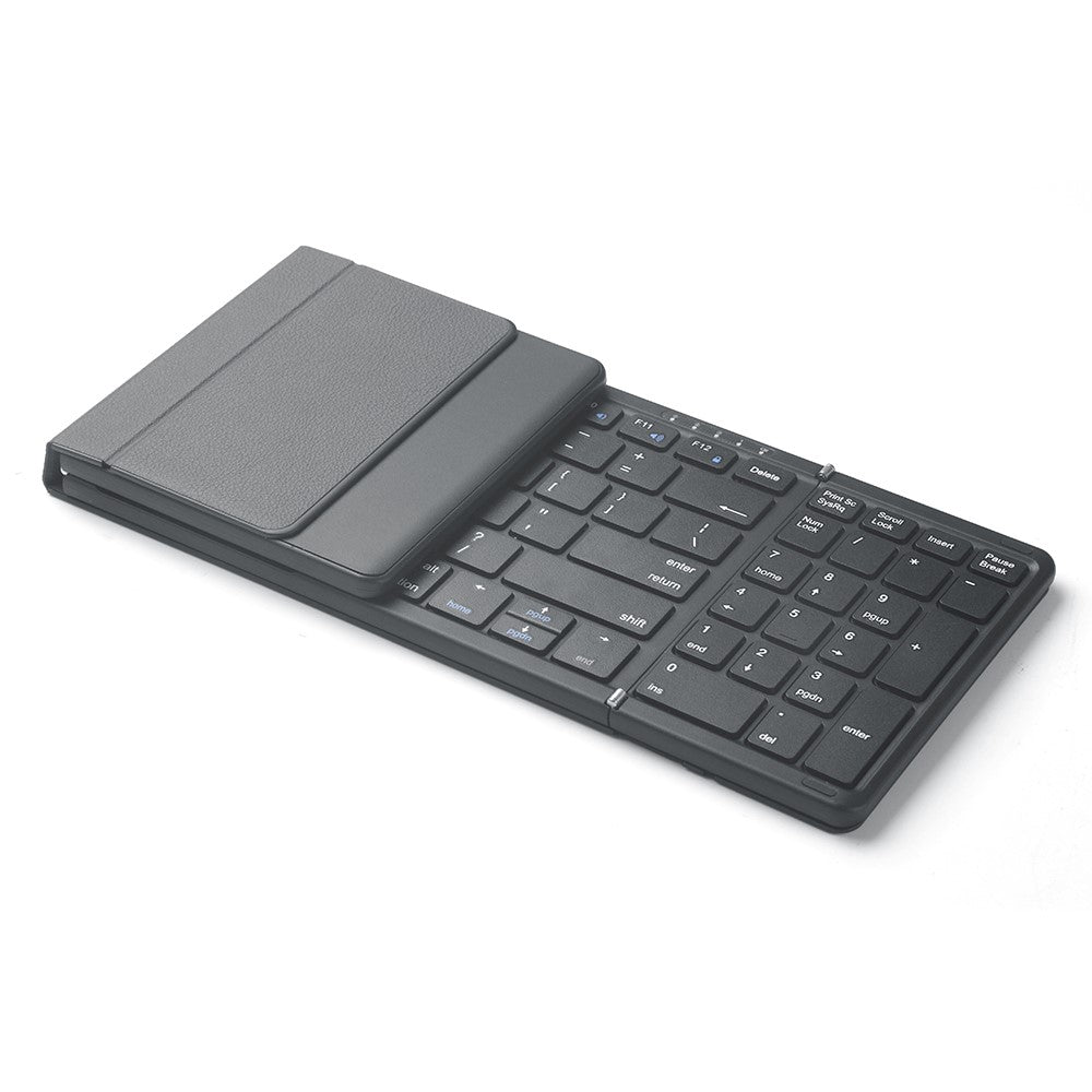 B099 Rechargeable Folding Silent Keyboard for Cell Phones, Tablets, Computers, and Laptops 3-Mode Wireless Bluetooth-compatible Keyboard