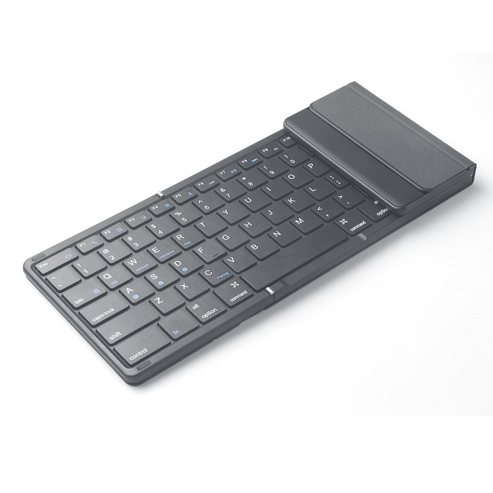 B099 Rechargeable Folding Silent Keyboard for Cell Phones, Tablets, Computers, and Laptops 3-Mode Wireless Bluetooth-compatible Keyboard
