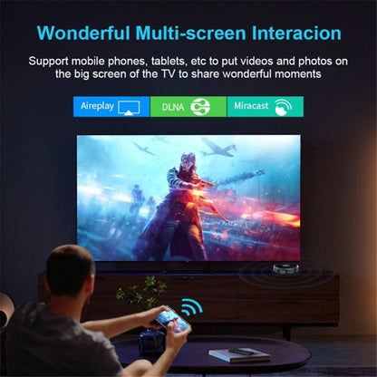 HK1 RBOX-H8-H618 2GB+16GB Mini Set-top Box Android 12 Ultra HD 4K Output TV Box Support 6K Video Decoding