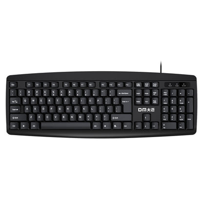 DM K10 USB Wired Keyboard 104 Keys Home Office Computer Laptop Keyboard