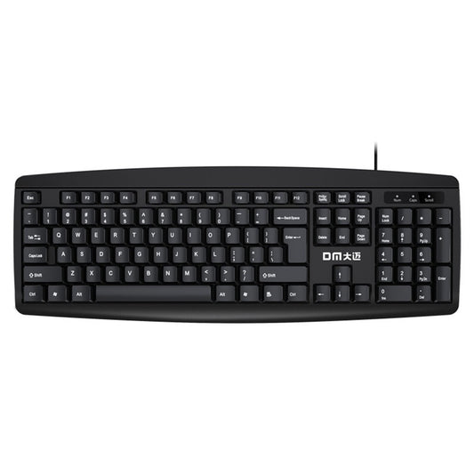 DM K10 USB Wired Keyboard 104 Keys Home Office Computer Laptop Keyboard