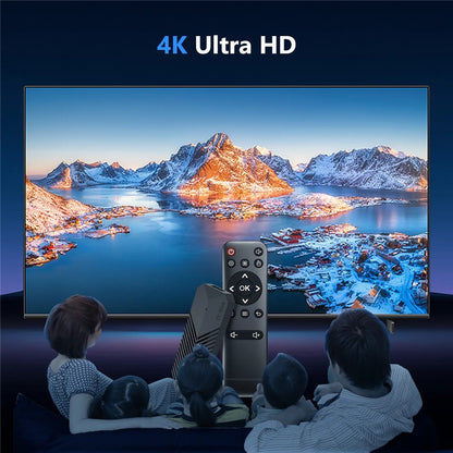 T3MINI Android 10 2.4G WiFi Mini Smart TV Stick 4K Ultra HD Media Player,  1GB+8GB