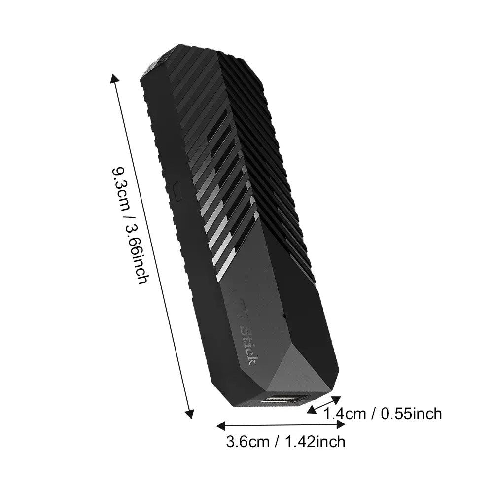 T3MINI Android 10 2.4G WiFi Mini Smart TV Stick 4K Ultra HD Media Player,  1GB+8GB