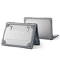 Two-Piece Plastic + TPU Protective Case Shell with Stand Design for MacBook Pro 13 inch (2020) A2251 / A2289 / A2338 (M1 / M2)