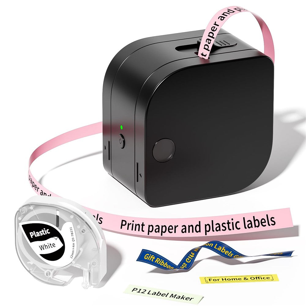 PHOMEMO P12 Mini Handheld Thermal Printer Wireless Bluetooth-compatible Label Printer