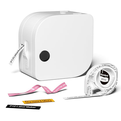PHOMEMO P12 Mini Handheld Thermal Printer Wireless Bluetooth-compatible Label Printer