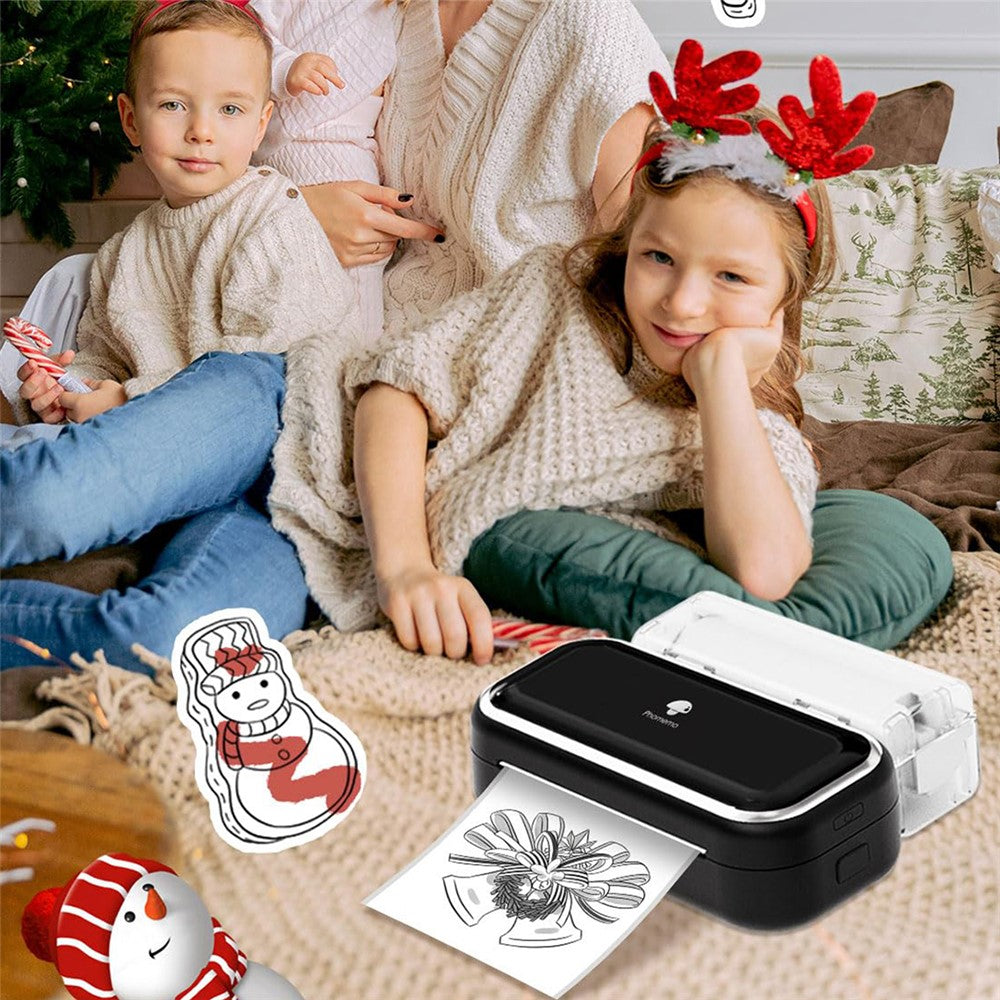 PHOMEMO M03 Portable Thermal Printer 203DPI Wireless Label Photo Printer
