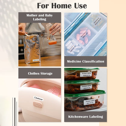 PHOMEMO Q30S DIY Sticker Label Maker Machine Mini Pocket Bluetooth-compatible Thermal Label Printer