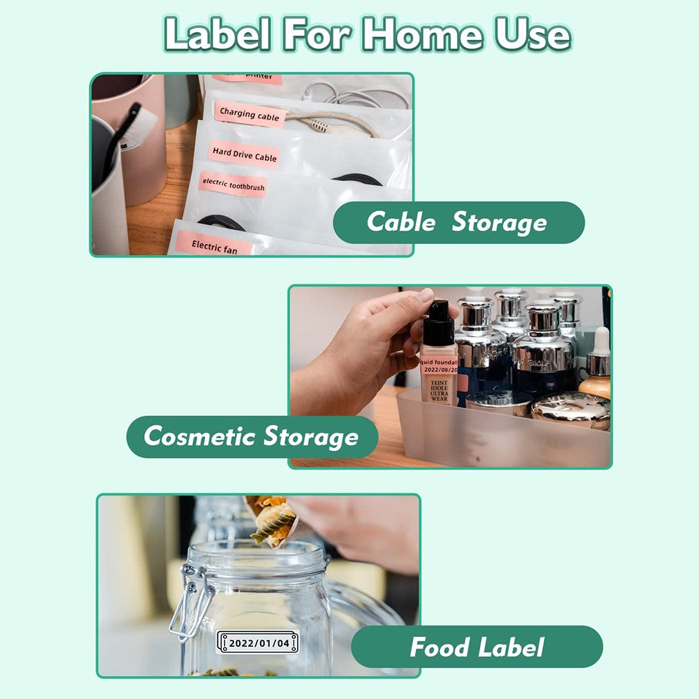 PHOMEMO Q30S DIY Sticker Label Maker Machine Mini Pocket Bluetooth-compatible Thermal Label Printer