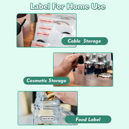 PHOMEMO Q30S DIY Sticker Label Maker Machine Mini Pocket Bluetooth-compatible Thermal Label Printer