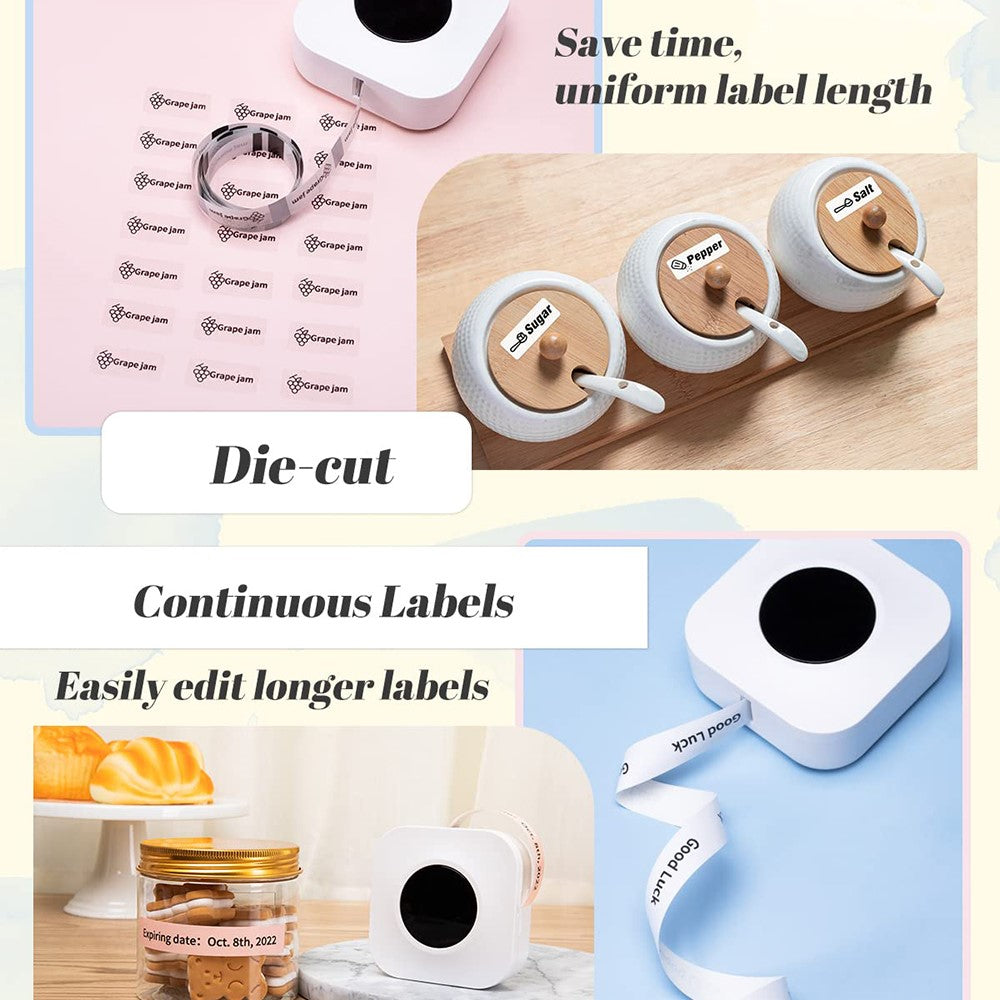 PHOMEMO Q30S DIY Sticker Label Maker Machine Mini Pocket Bluetooth-compatible Thermal Label Printer
