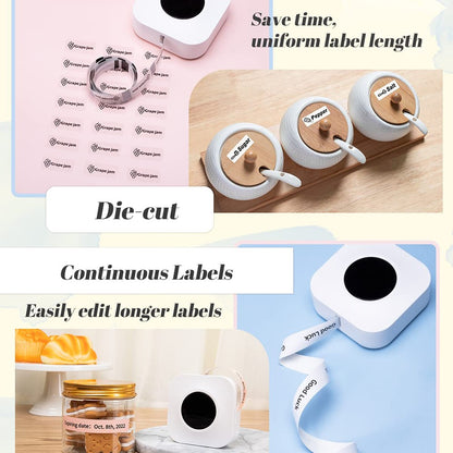 PHOMEMO Q30S DIY Sticker Label Maker Machine Mini Pocket Bluetooth-compatible Thermal Label Printer