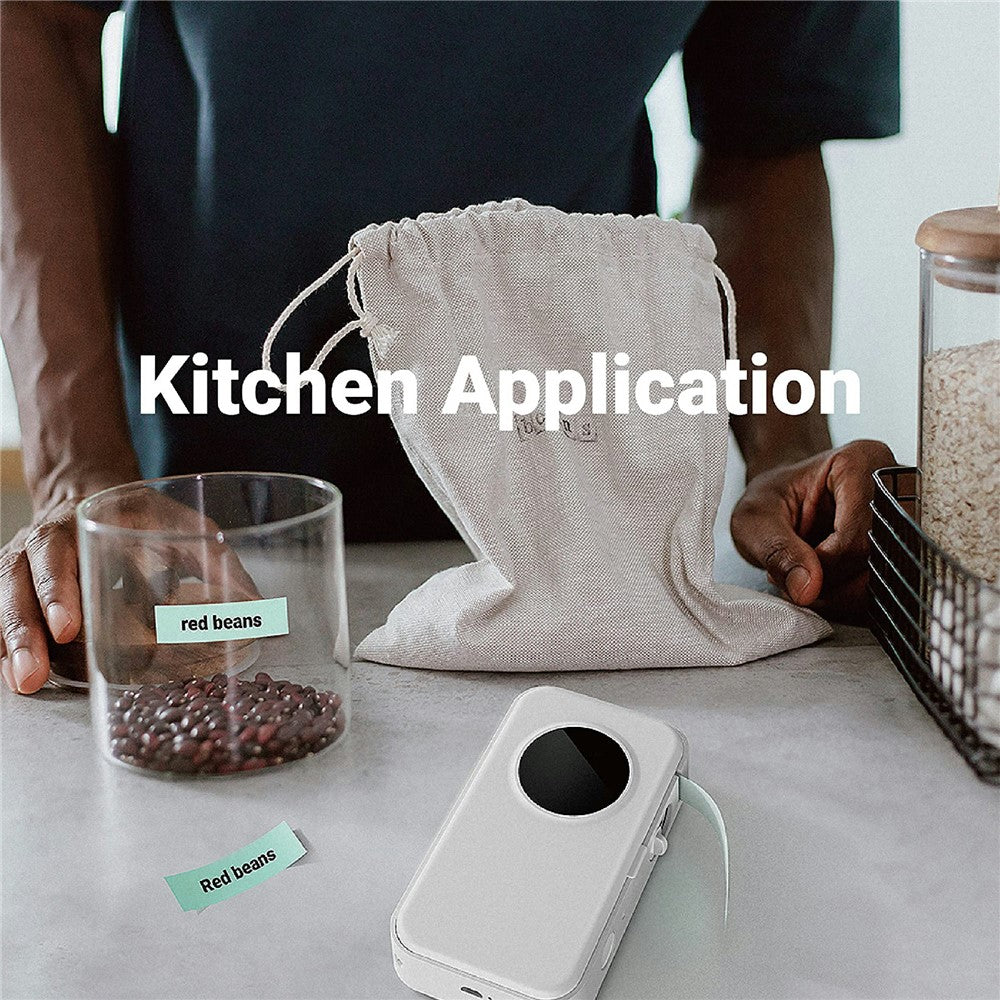 PHOMEMO Label Maker 203DPI Barcode Labeling Machine Wireless Bluetooth-compatible Thermal Mini Printer