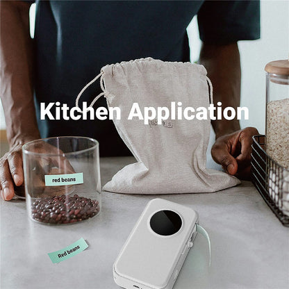 PHOMEMO Label Maker 203DPI Barcode Labeling Machine Wireless Bluetooth-compatible Thermal Mini Printer