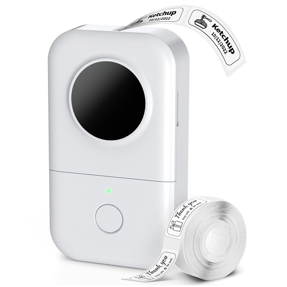 PHOMEMO D30 Portable Inkless Wireless Label Maker Mini Thermal Label Printer for Home School Office