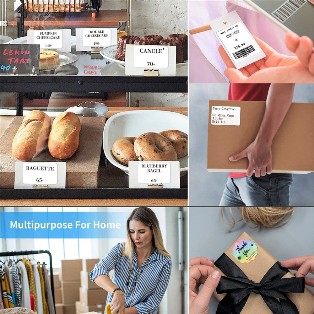 PHOMEMO M200 Mini Thermal Label Maker 203DPI Bluetooth-compatible Barcode Labeler