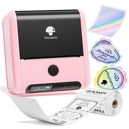 PHOMEMO M200 Mini Thermal Label Maker 203DPI Bluetooth-compatible Barcode Labeler