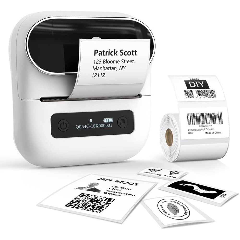 PHOMEMO M220 Mini Thermal Printer Bluetooth-compatible Home Barcode Self-Adhesive Label Printing Device