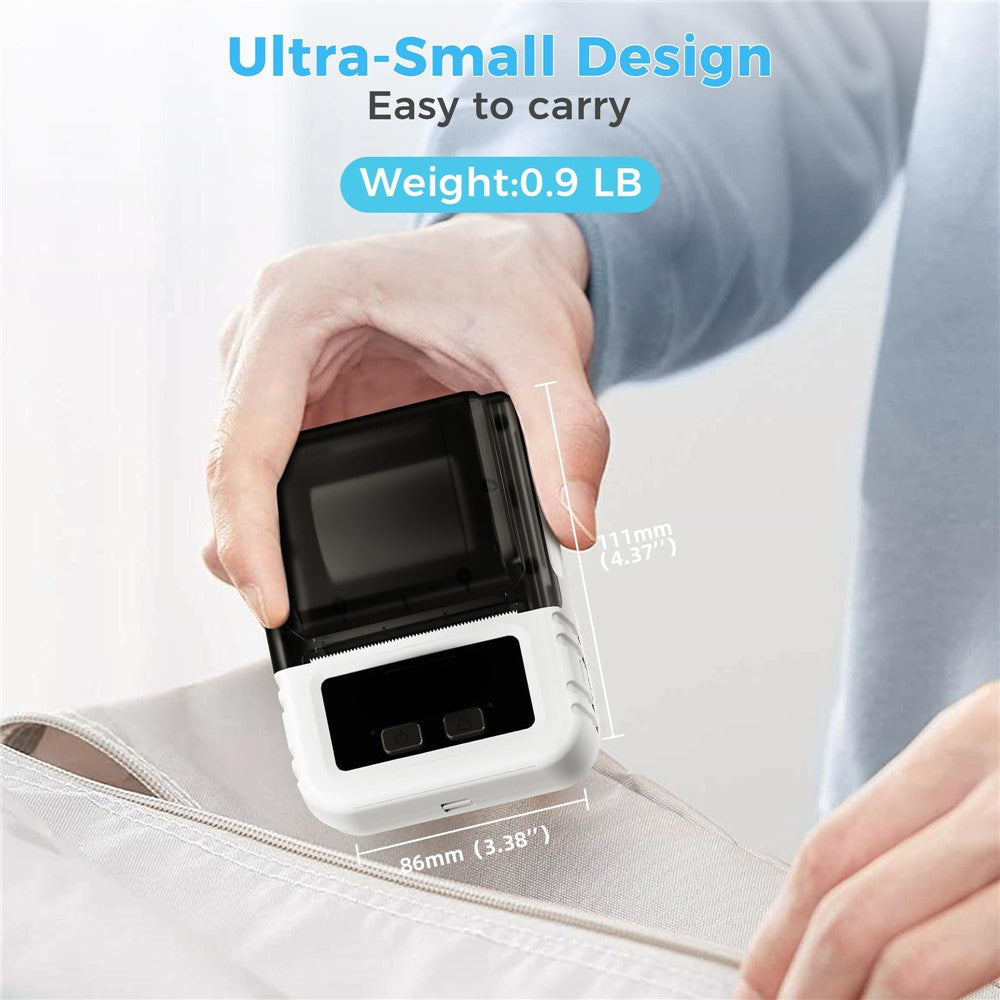 PHOMEMO M120 Bluetooth-compatible Inkless Thermal Printer Wireless Barcode Label Price Tag Printer