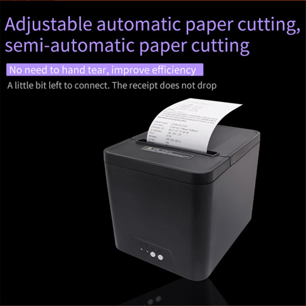 80A Thermal Receipt Printer POS Printing Tool with 80mm Printing Width