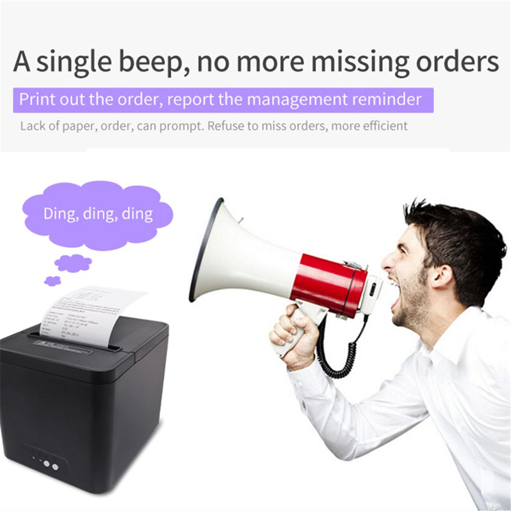 80A Thermal Receipt Printer POS Printing Tool with 80mm Printing Width