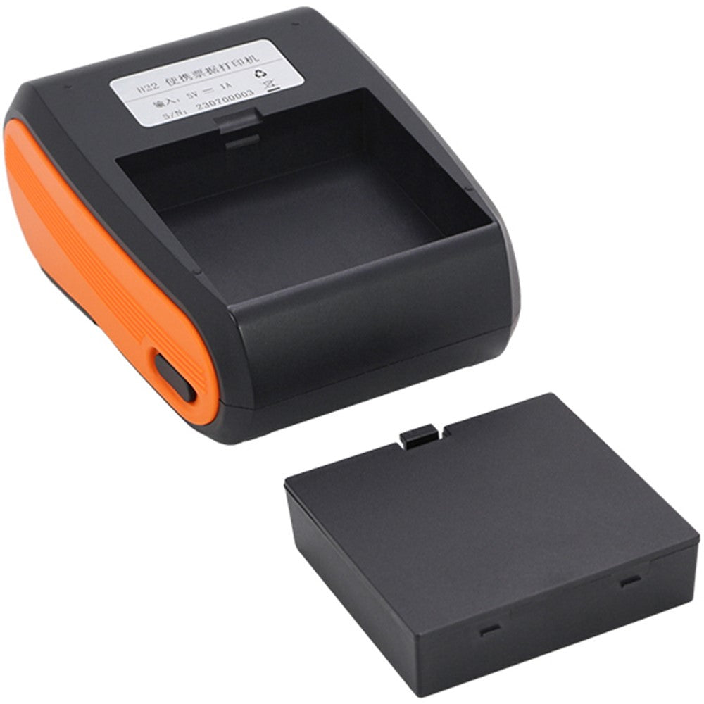 H22 Mini Size Thermal Receipt Printer Inkless Printing Tool with 80mm / s Print Speed