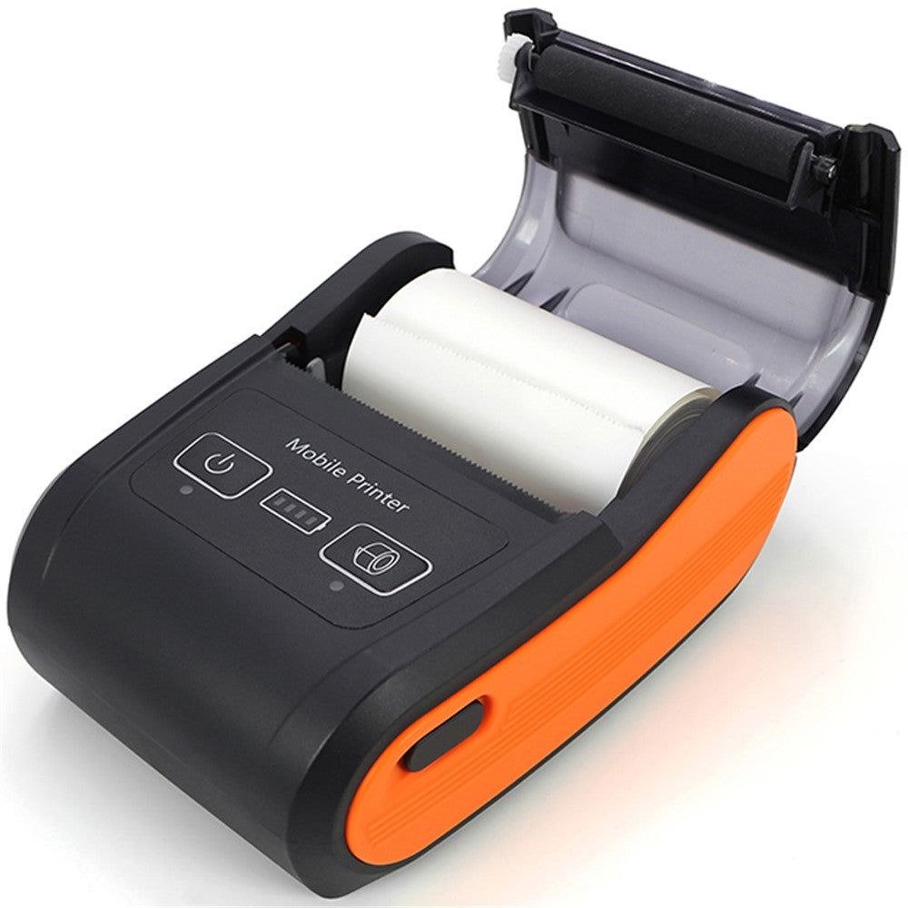 H22 Mini Size Thermal Receipt Printer Inkless Printing Tool with 80mm / s Print Speed