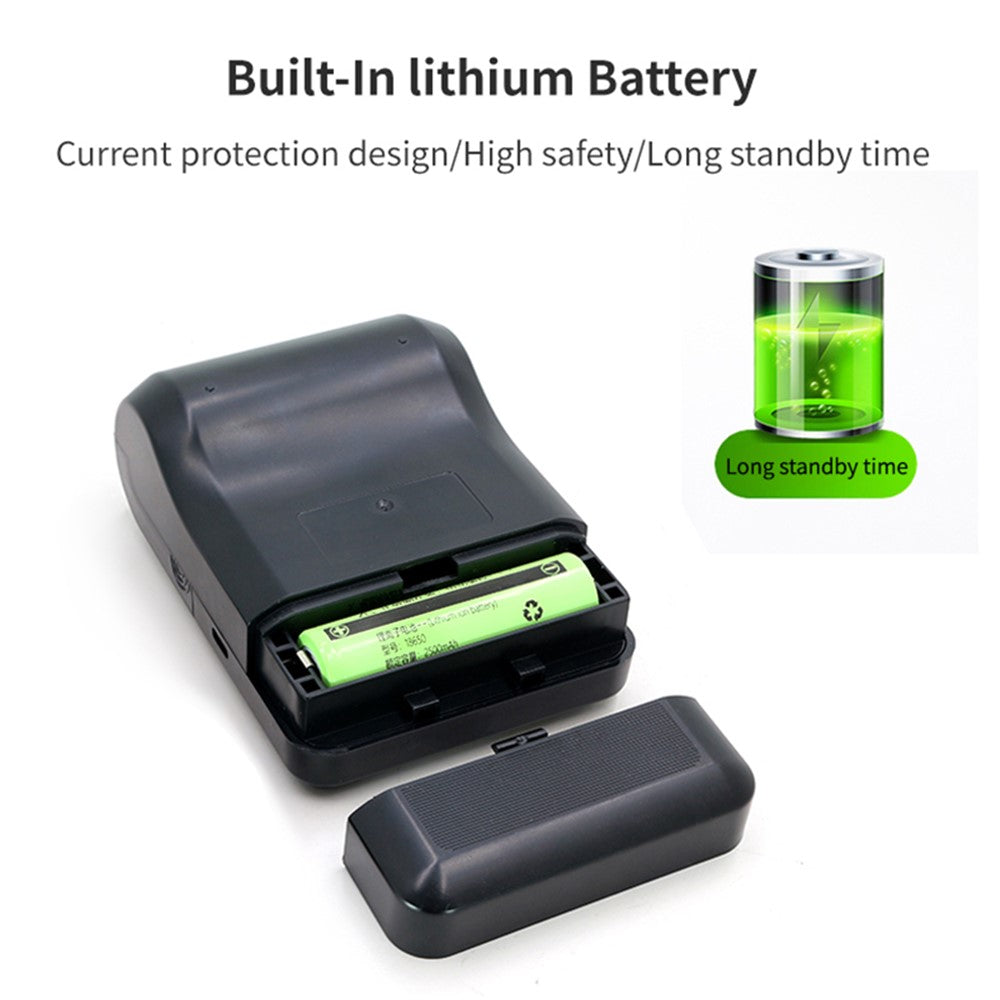 H20 USB + Bluetooth-compatible 203DPI Portable Thermal Printer 48mm Receipt Printer