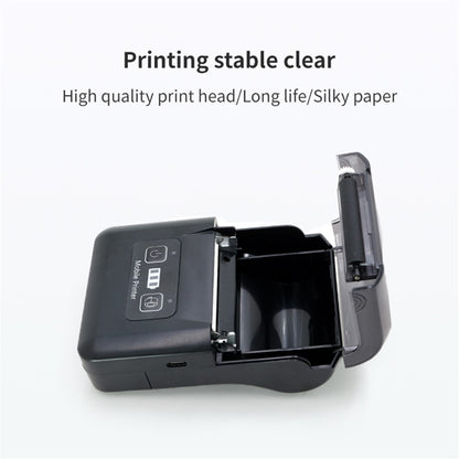 H20 USB + Bluetooth-compatible 203DPI Portable Thermal Printer 48mm Receipt Printer