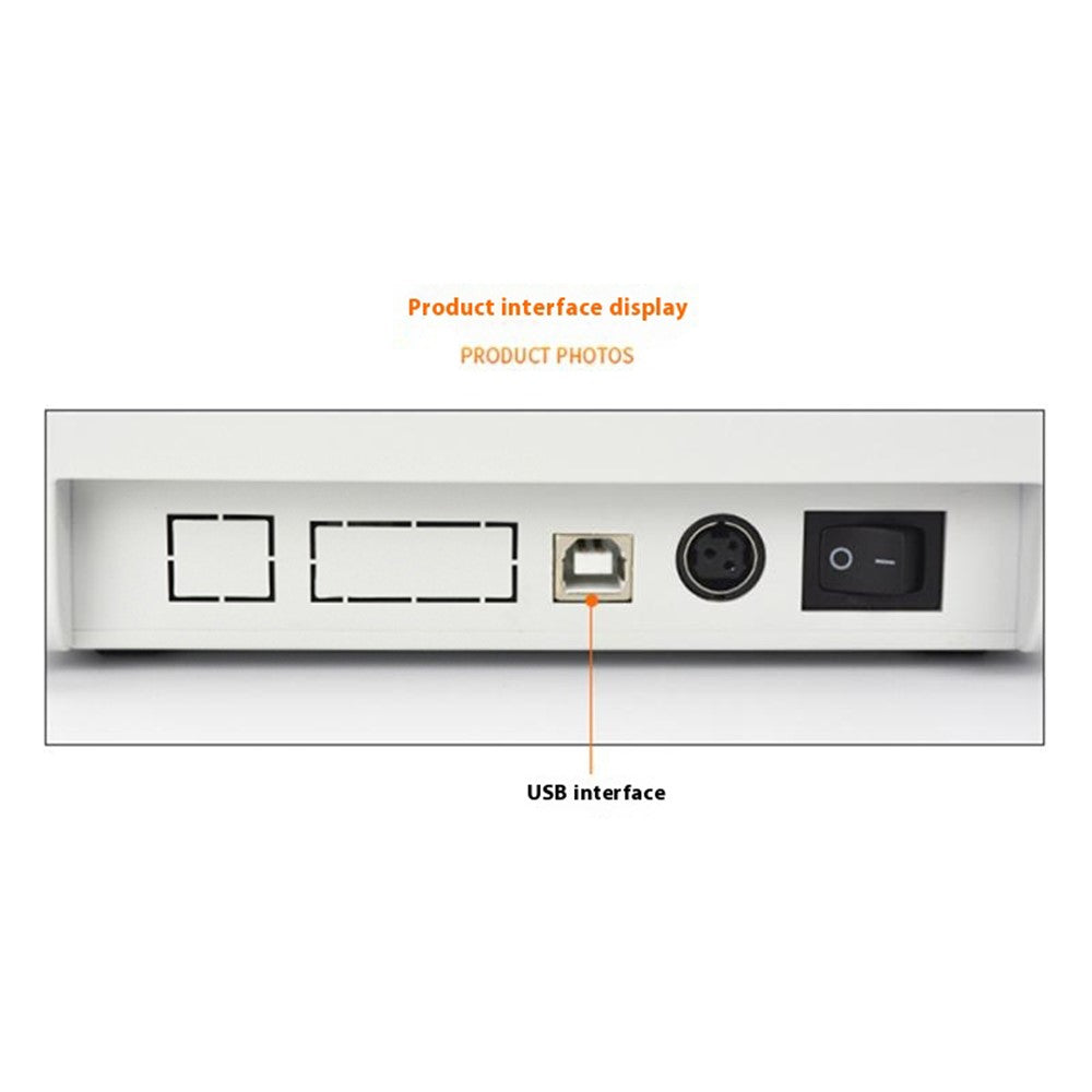 TP403 180mm / s Fast Printing Desktop Thermal Printer Barcode Label Printer, USB+Bluetooth-compatible Version