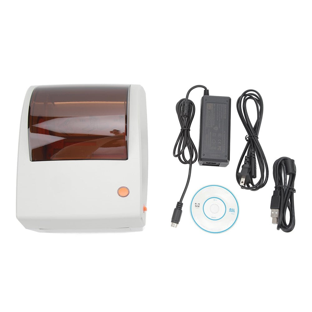 TP403 180mm / s Fast Printing Desktop Thermal Printer Barcode Label Printer, USB+Bluetooth-compatible Version
